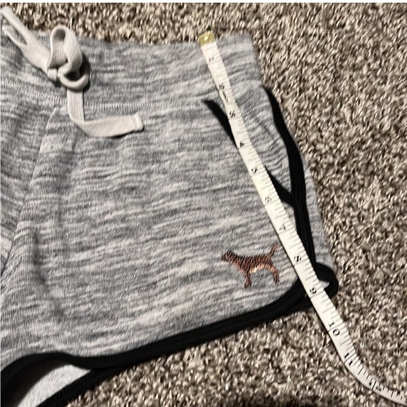 PINK Victoria’s Secret Rose Gold Bling Sequined SET  RARE!! Shorts and T-Shirt - Picture 14 of 15